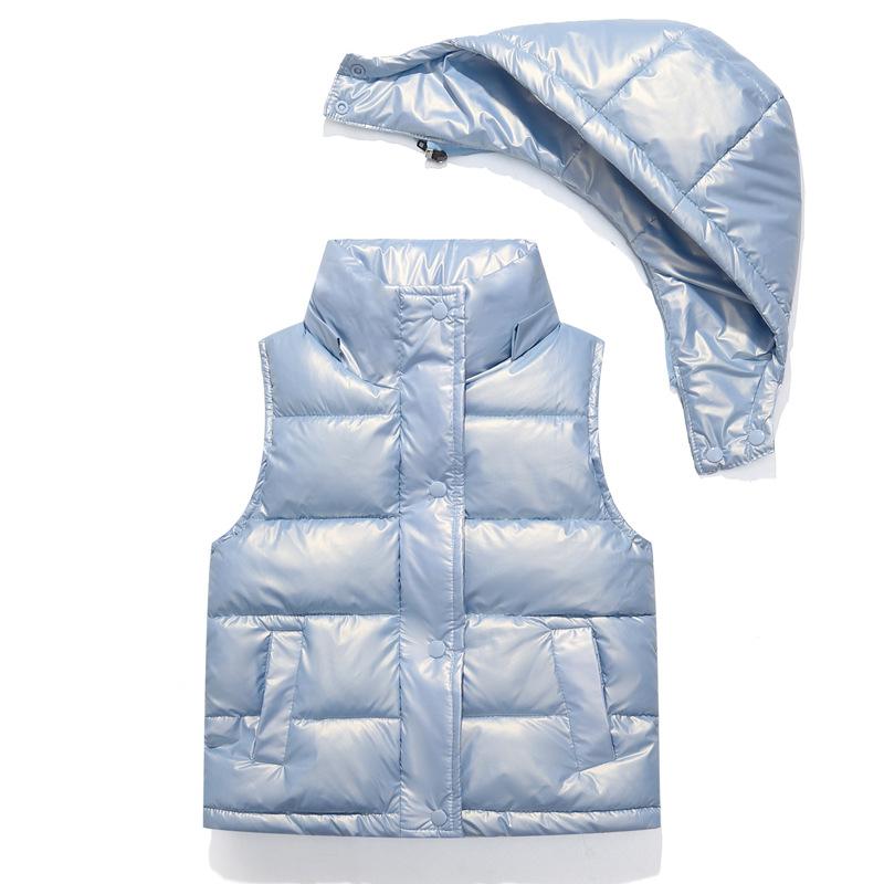 Vinter Barn Hettevest Vårjakke For Babyjenter Yttertøy Høst Tykk Gutter Jakke Tenåringsstudent Mote Barn Basisvest