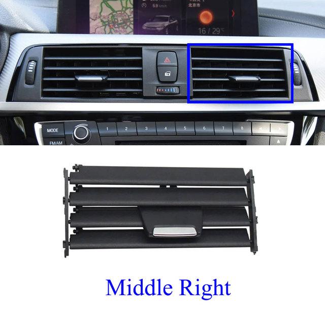 Dash Middle Center Air Vent Repair Kit AC Vent Outlet Grille Slide Clip For BMW 1 2 3 4 Series F30 F31 F34 F20 F21 F22 F32 F33