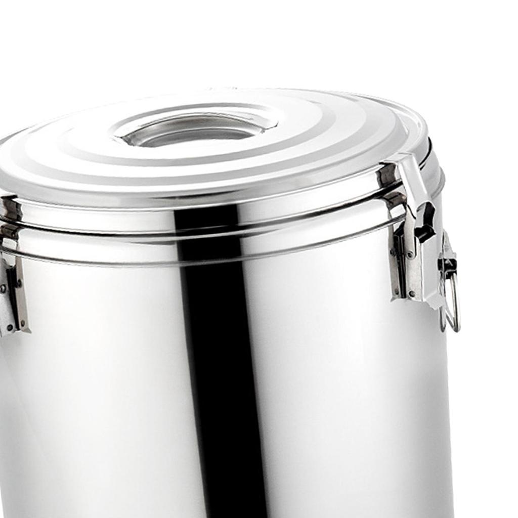 Breakfast Soup Porridge Pot Hotel Buffet Versatile Stainless Steel Round Warmer for