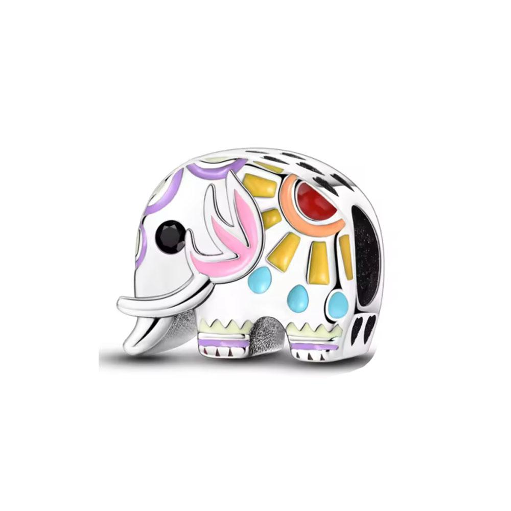 New 925 Silver, Elephant, Camera Beads, Lipstick, High Heels Pendant, Original Bracelet, DIY Accessories, Exquisite Jewelry