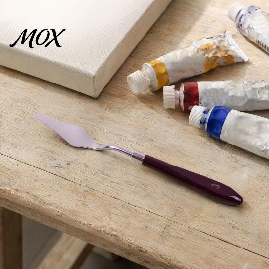 Palette Scraper for Acrylics Oil Painting Scraper, Stainless Steel with Wooden Handle Cutter, Paint Tools Beginners Evenly Mixed Art Spatula,