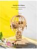 Rorate Rolai 3D Wooden Jigsaw Puzzle - Handmade Desktop Ornament & Educational Toy