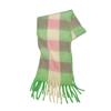 Premium Color Plaid Scarf Women's Winter Warm Scarf Mohair Thickened Scarf Versatile Shawl