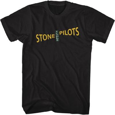 Stone Temple Pilots Rocková Kapela Logo Potisk Přední & Zadní Strana Pánské Tričko s Krátkým Rukávem