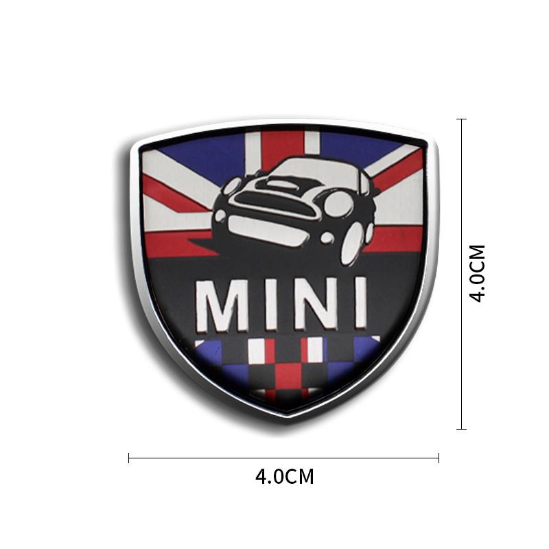 

1/2Pcs 3D Metal Car Styling Shield Stickers Trunk Exterior Auto Decals Accessories For MINI Cooper JCW WORKS R55 R56 F55 F56 R57