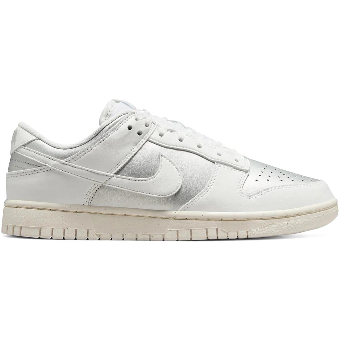 

Кроссовки Nike Dunk Low Next Nature Sheer Lace Metallic Platinum (Женский)(IB7311-001) 36