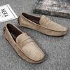Fashion Winter Men Loafers Soft Suede Plush Warm Mens Casual Shoes Moccasins Slip On Flats Man Business Shoes Fashion Male Driving Shoes
