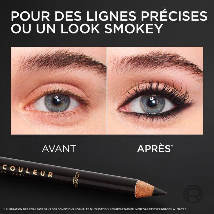 L'Oréal Paris Hohe Farbe Lidschattenstift Noir Silk