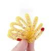 1 Pezzo Molla a Spirale Colorata con Palla di Peluche Giocattolo da Masticare per Gatti per Giochi al Coperto e all'Aperto Stimolante la Curiosità E