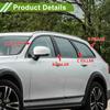 Door Pillar Window Trim for GMC Canyon 2015-2024 Silver Tone Front Left Right Anti Scratch Sticker Pillar Posts Door Outer Exterior Cover 4 Pcs