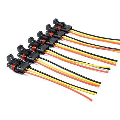 6x Pulse Power Plug Pigtail Connector For Polaris Ranger XP 1000 & General 1000
