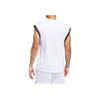 Adidas Loose Comfortable Breathable Round Neck Basketball Vest Men Tops White JN4724