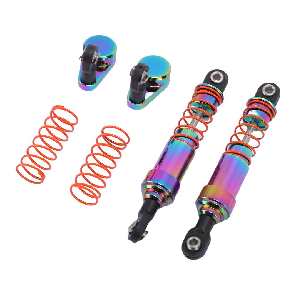 1 Pair RC Shock Absorber Kit Damper with Offset Caps Springs Remote Control Car Parts Aluminum Alloy Large Caliber
