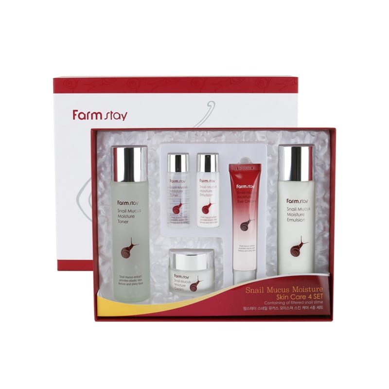 Snail Mucus Moisture Skincare 4-piece Set