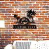 Unique Custom Couple Name Metal Dolphin Sign Contemporary Beach Home Decor Personalized Housewarming Wall Gift
