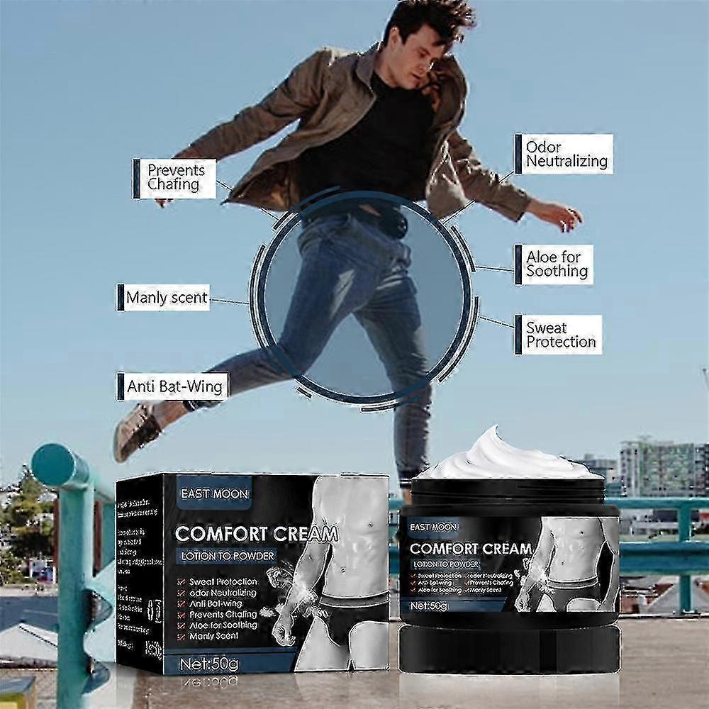 2026 1/2pcs Ball Deodorant Comfort Cream For Men Protects From Sweat Odor Irritation