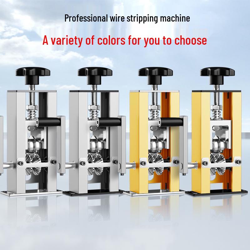 Electric Hand-Crank Wire Stripping Machine for Scrap Copper Cable Insulation Removal
