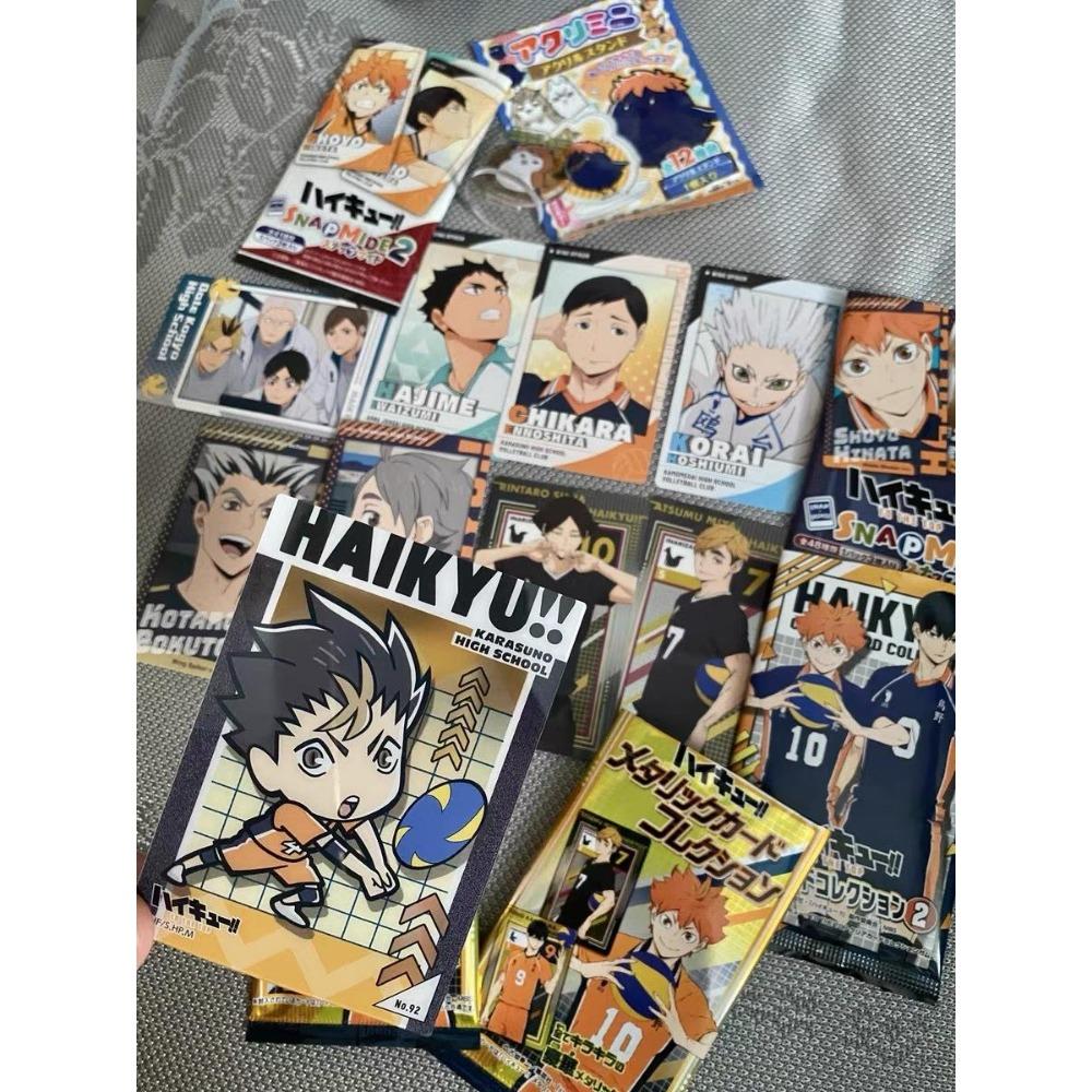 Anime Haikyuu!! Anime Cards Hinata Shoyo Kageyama Tobio Boxuto Kotaro Anime Pocard Tarot Po Cards For Fans Collection Gift
