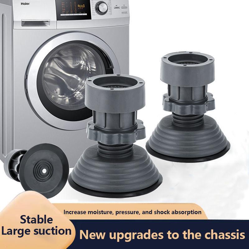 Anti Vibration Washing Machine Feet Pads Anti Slip Washer Dryer Feet Legs Stops Noise Moving Washing Machine Support Dampers