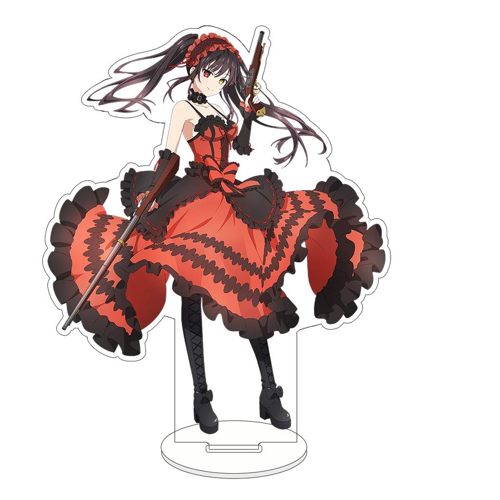Anime Date A Live Figure Acrylic Stand Tokisaki. Kurumi Statue Yatogami Characters Ornament Accessories Goods Collection Gifts
