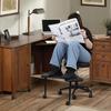 Sedia da Ufficio a Gambe Incrociate, Sedia da Scrivania ADHD, per Adulti, con Ruote, Supporto Lombare Criss e Altezza Regolabile