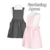 Japanese Style Kids Apron Dress Cotton Gardening Overalls New Coffee Aprons  Kitchen Accessories