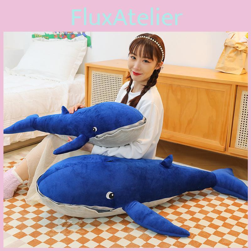 Adorable Blue Whale Plush Toy Soft And Cuddly Stuffed Animal Pillow For Girls And Boys