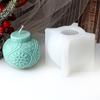 Christmas Bell Ball Silicone Candle Mold Snowflake Elk Shapes Festive Molds DIY Christmas Handmade Candles, Home Desktop Decor