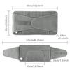 Multifunctional Thermal Electric Heating Pad For 10 Gears Adjustable Home Waist Lumbar Back Pad Belt Protector Brace Band Support Waist Warmth Tool