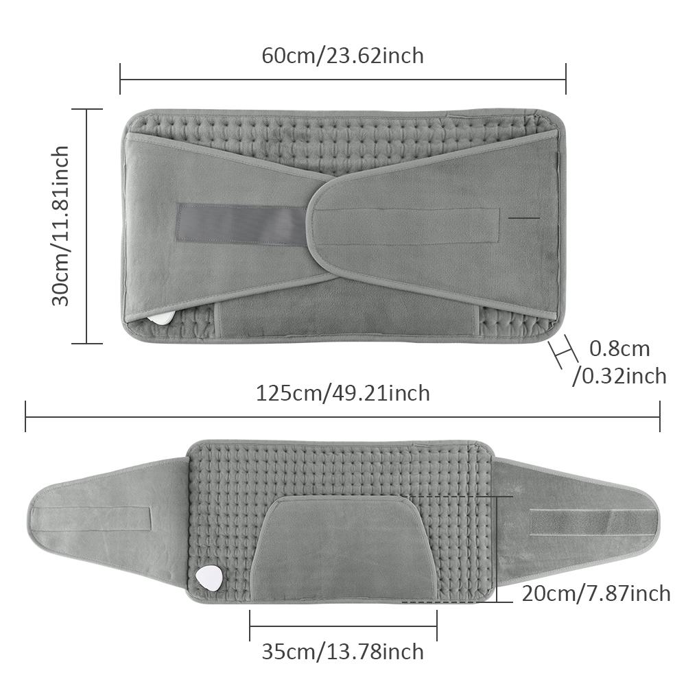 Multifunctional Thermal Electric Heating Pad For 10 Gears Adjustable Home Waist Lumbar Back Pad Belt Protector Brace Band Support Waist Warmth Tool