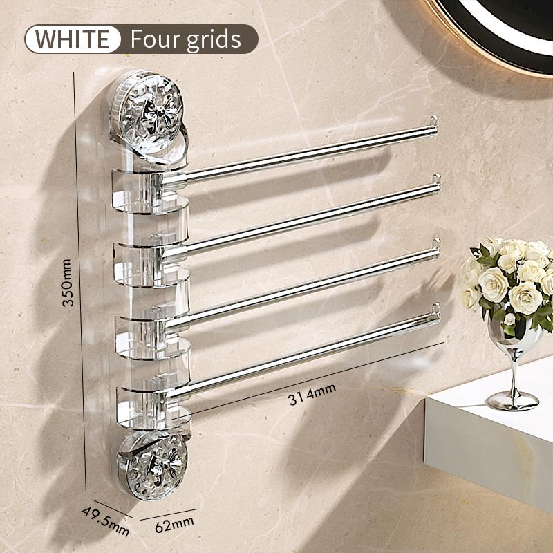 

Вешалка для полотенец на присоске, вращающийся держатель для полотенец в ванной, 2/4 штанги для полотенец, полка для вешалок для ванной, подвесной органайзер для кухни Shelevs