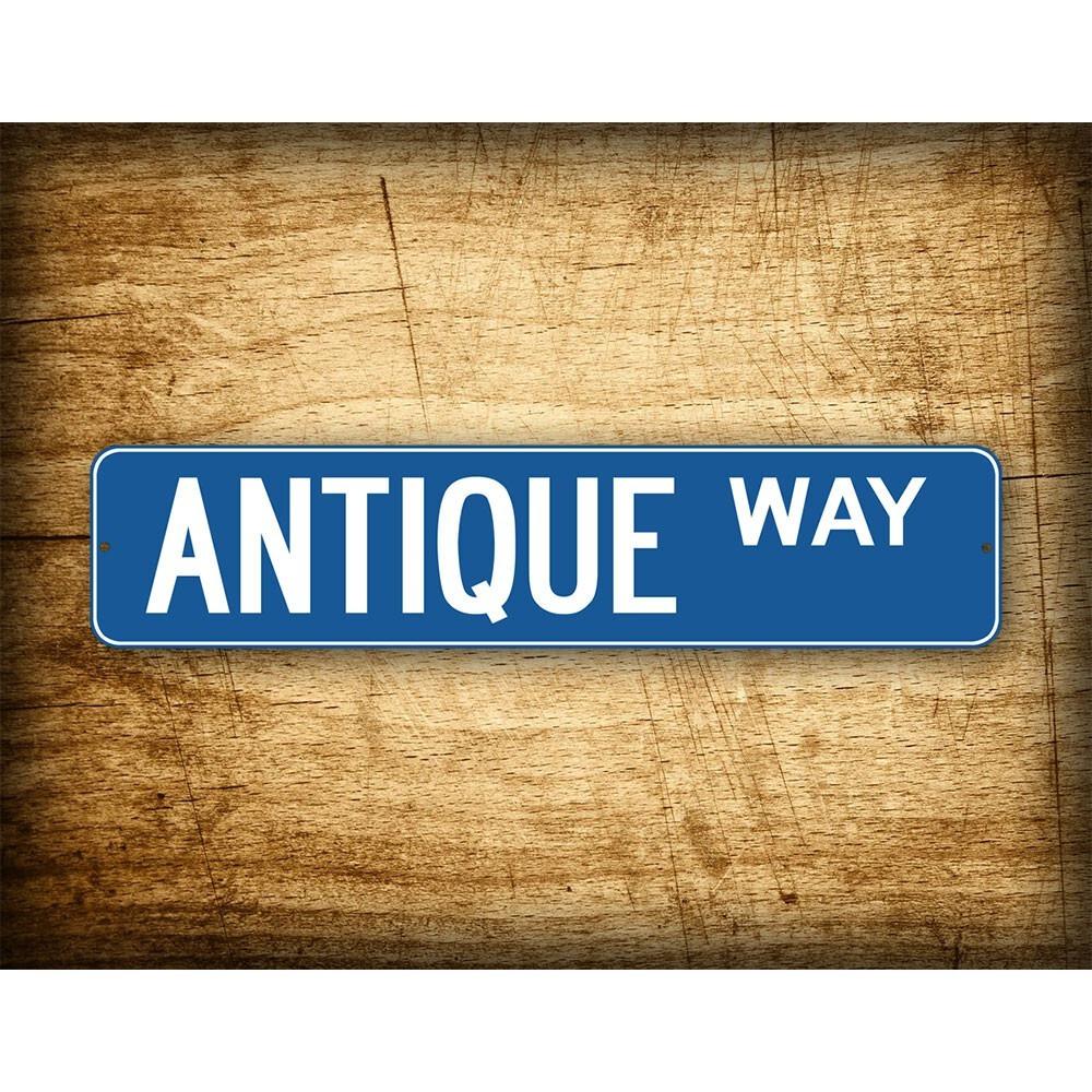 4x16 Inch Retro Metal Sign Custom Antique Road Novelty Plaque Personalized Pattern Wall Decor Housewarming Gift
