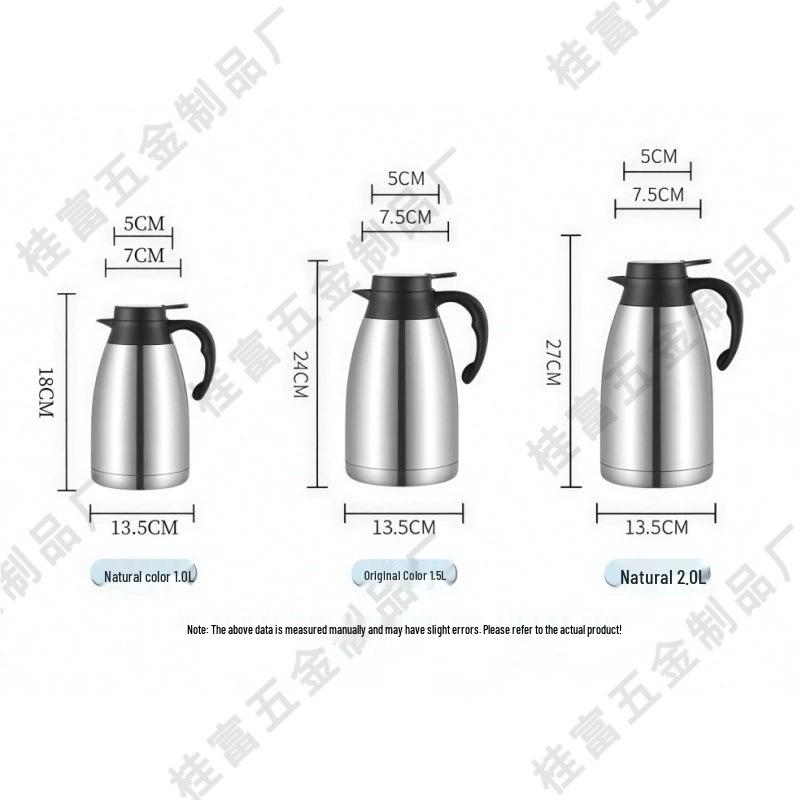 Stainless Steel Vacuum Flask Thermos - Double Layer, Easy-to-Carry Hot Water Bottle