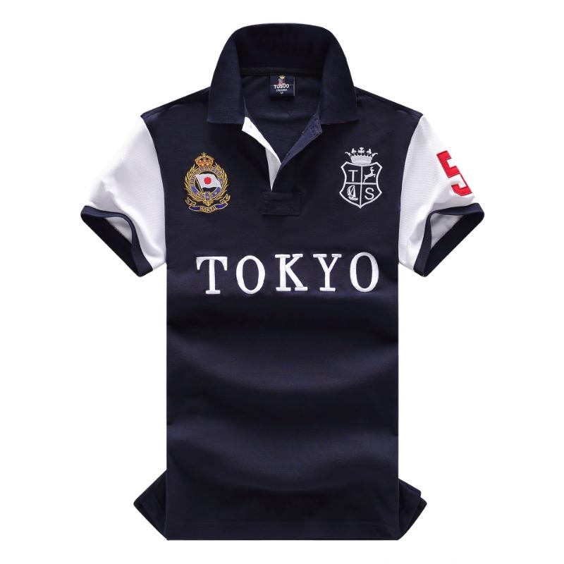 New Summer Men Polo Shirts  Short Sleeve Leisure Sports Loose Plus