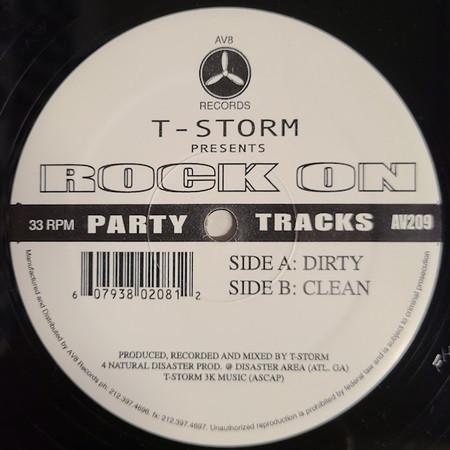 

12inch Record TSTORM Rock On AV209 AV8 2001 US Rap HipHopRB Used