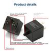 12V 3-PIN Adjustable LED Flasher Relay High-power Running Turn Signal Flashing Relay  Universal  Automotive  Accessories