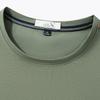 Men's Summer Casual Round Neck T-Shirt with Decorative Seams