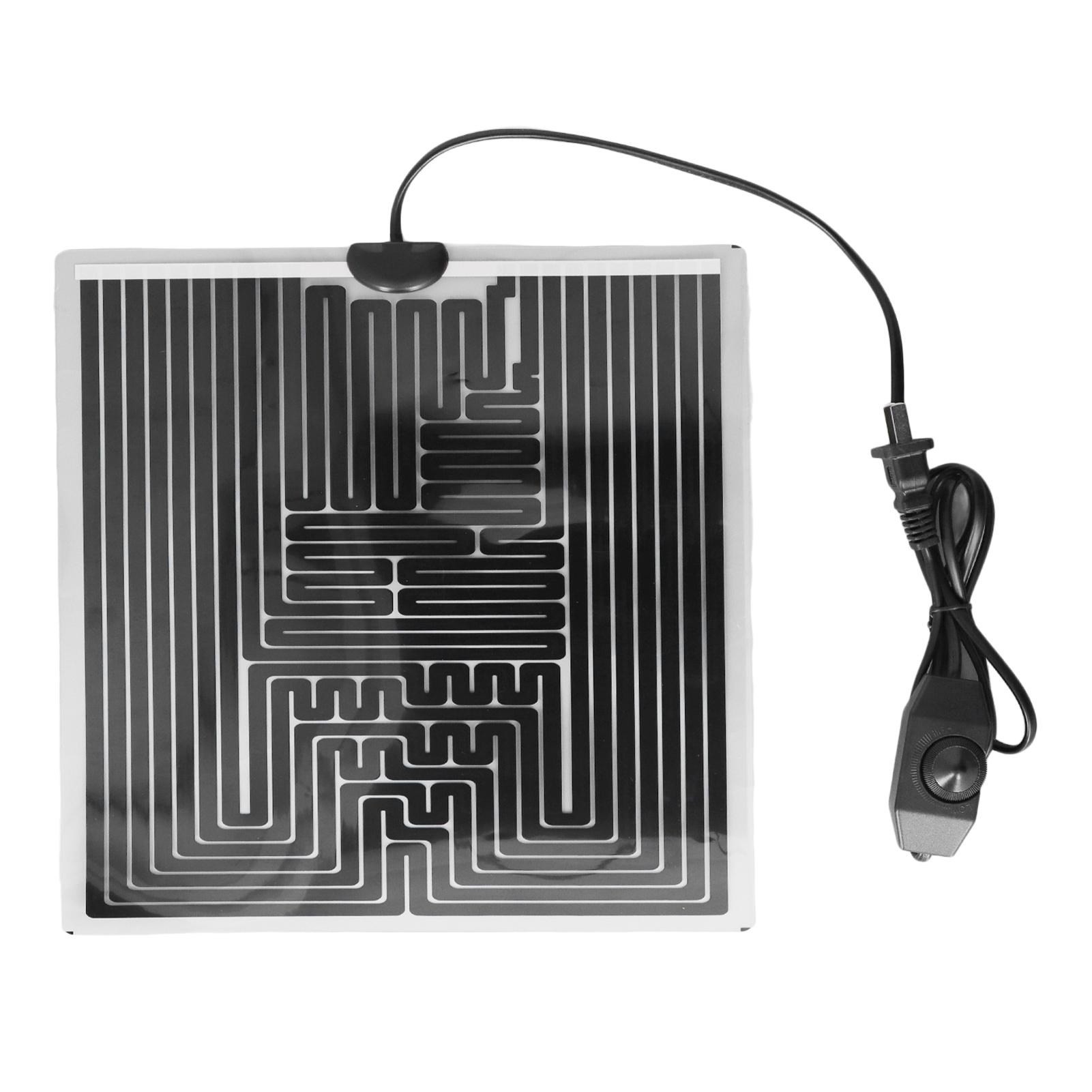 Cmperipheral Reptile Heating Pad Adjustable Temperature Low Power Consumption Waterproof Turtle Warmer Heating Mat 14W