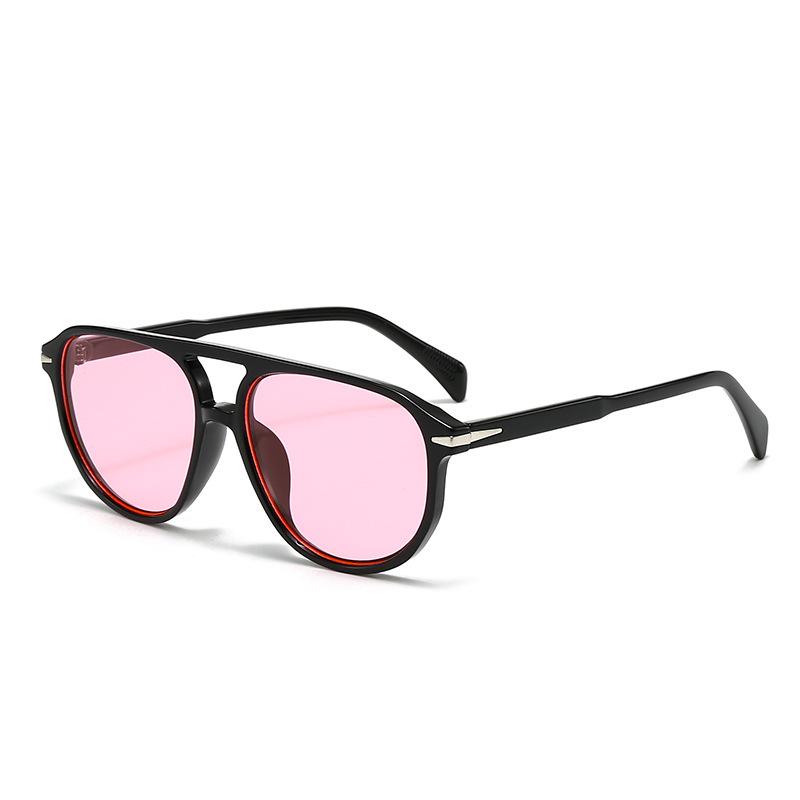 

Skinny Brothers 25 Aviator Sunglasses - Double Bridge, Frog Eyes, High-End Retro Style, Large Frame & Men s Sun Protection.