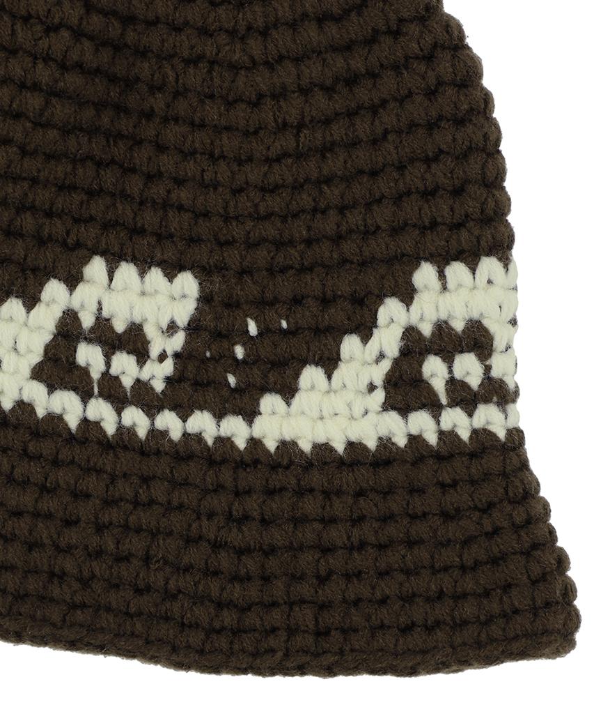 MAHAGRID Swell Handmade Knit Bucket Hat Brown(Mg2Efmab35A)