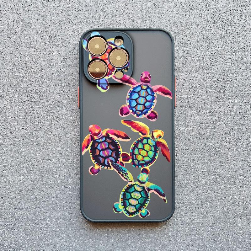 Simple Adorable Hand-Drawn Various Animals Phone Case For iPhone 12 14 15 Pro Max Plus Mini 16 13 11 Pro Max XR XS X SE2 Covers