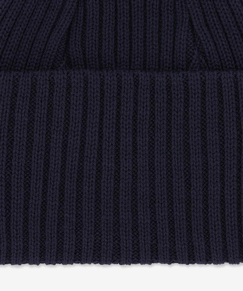 Batoneo Solid Wool Knit Beanie - Navy / Bn-25Aw-42Navy