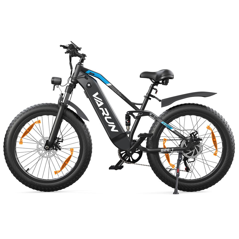 Electric Bicycle Adult VARUN 26" 750W Motor All Terrain Ebike 48V 18AH Max Range 70Km Load 150Kg S26