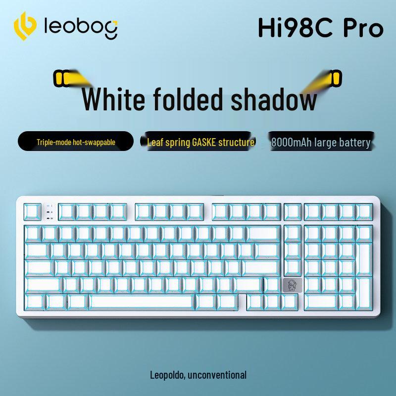 LEOBOG Hi98C Wireless Three-Mode Bluetooth Mechanical Gaming Keyboard