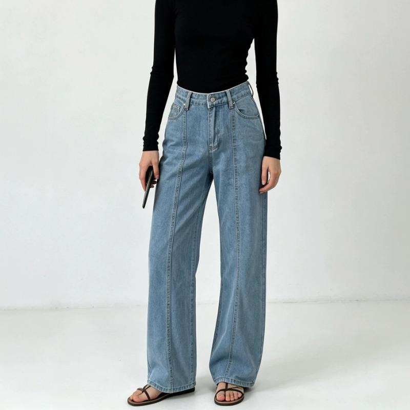Women S Casual Straight Leg Denim Jeans S