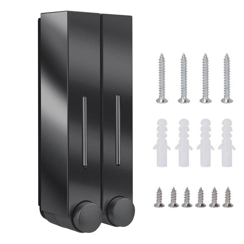 Dispensador de Jabón de 420 ml Montado en la Pared Manual Dispensador de Jabón para Ducha Gel de Ducha Pared Dispensador de Detergente para Baño Hotel Dropship