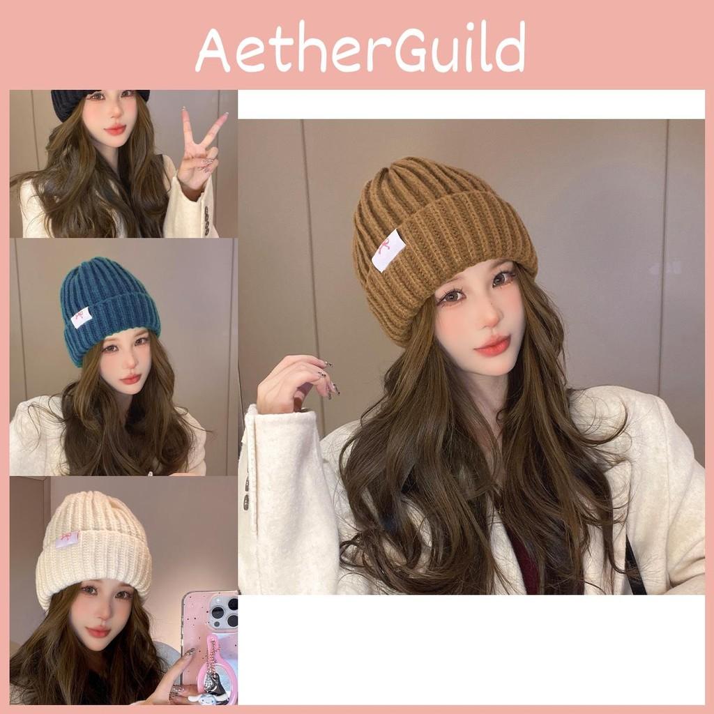 And Comfortable Soft Knitted Acrylic Hat For Women With Cute Bow Perfect For Winter And Fashion Autumn