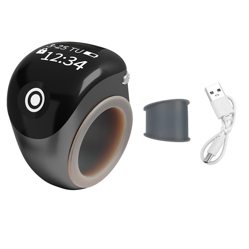 Smart Tasbih Tally Counter OLED Display Finger Counter Muslims Tasbeeh Zikr Ring Counter Touch Key Type-C Charging