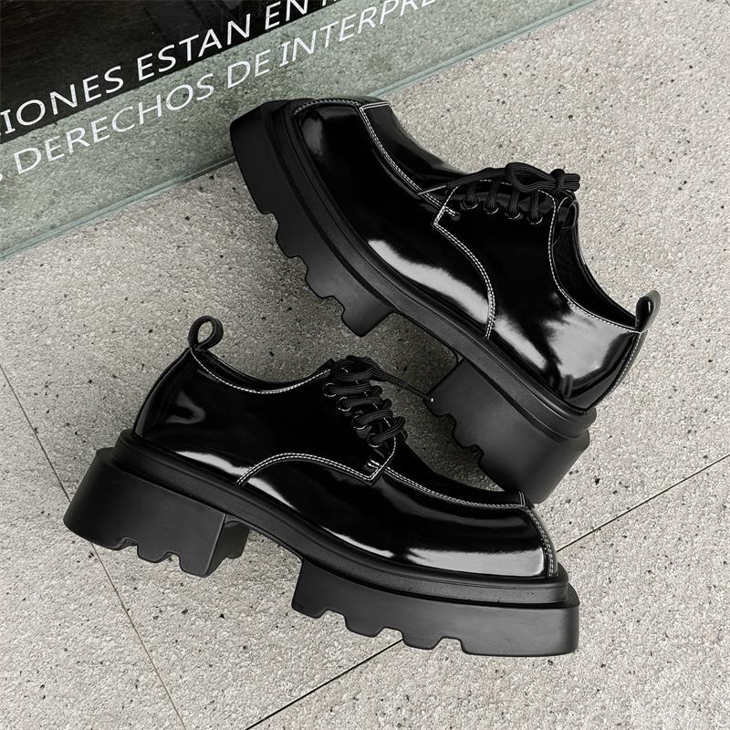 Fashion Men's Loafers Luxury Brand Leather Dress Shoes Breathable Slip-On Solid Formal Casual Shoes Handmade Designer Men Shoes Mocassin