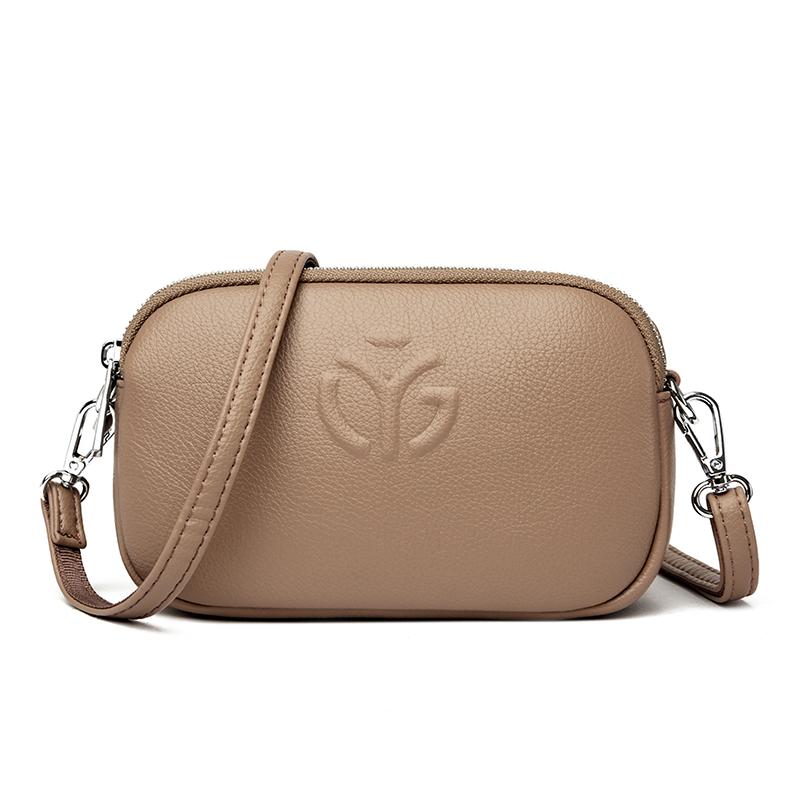 Solid Color PU Leather Small Shoulder Crossbody Bags Female Luxury Design Purse and Handbags For Women Simplicity Phone Satchels